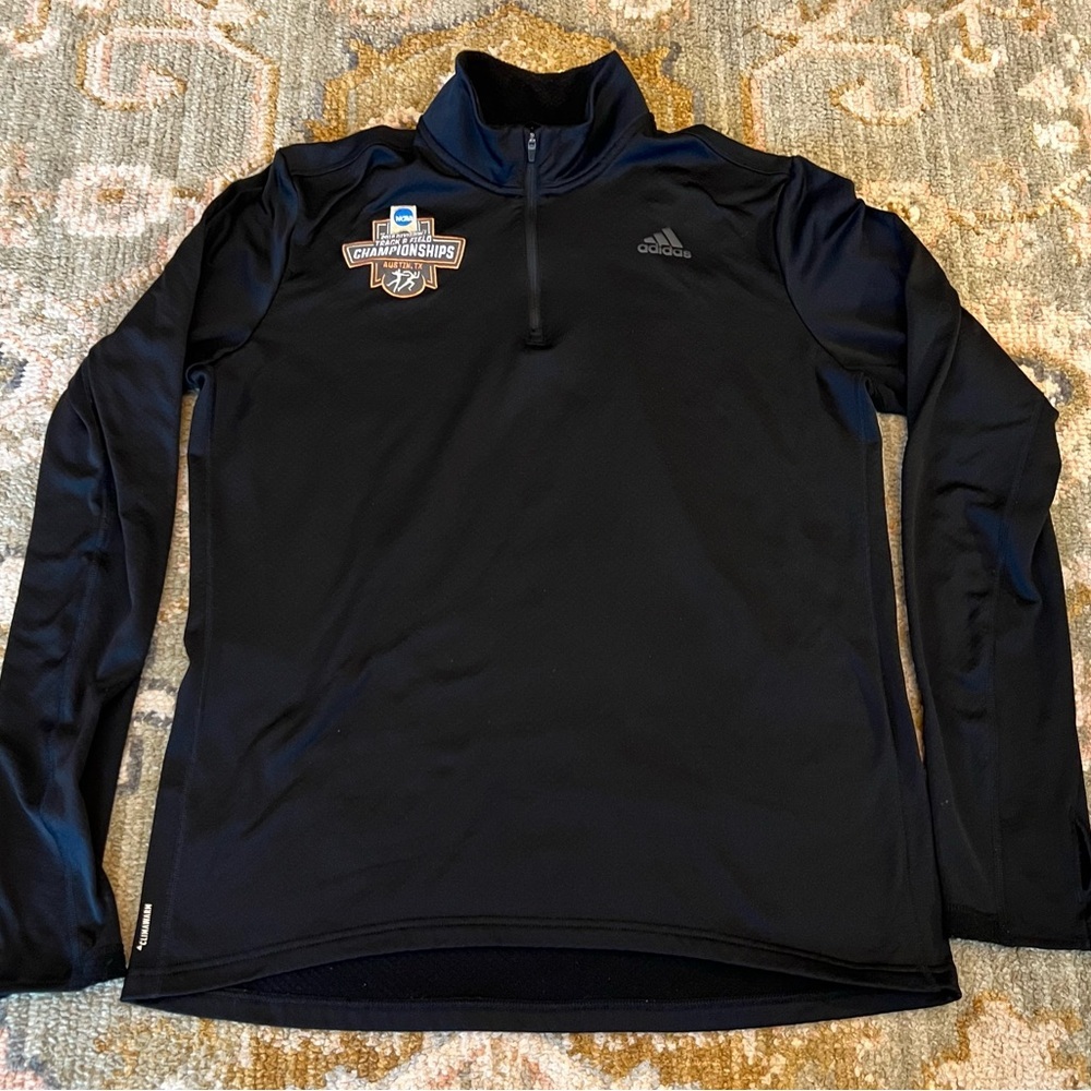 Kansas Jayhawks Adidas 2019 Track&Field Championship Women Pullover Small Black